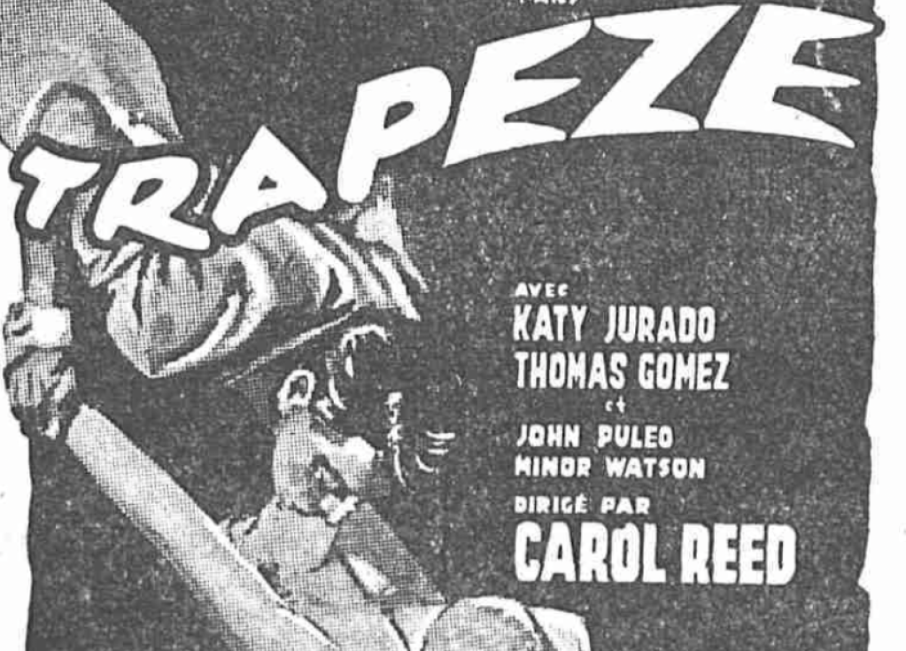 Trapèze, baisers volants